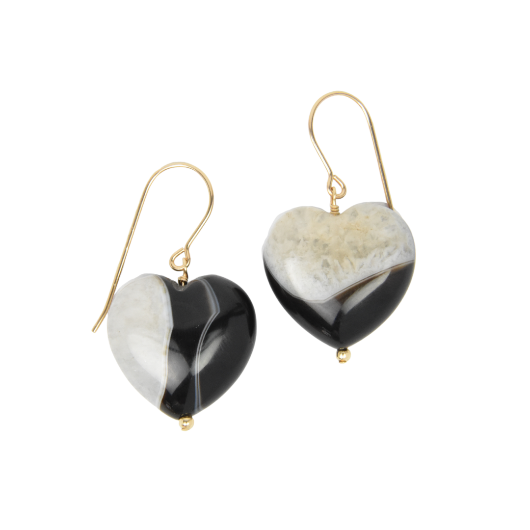 Tuxedo Love Earrings